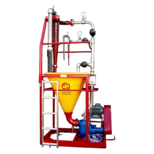 sctr2 five inch hydrocyclone test rig